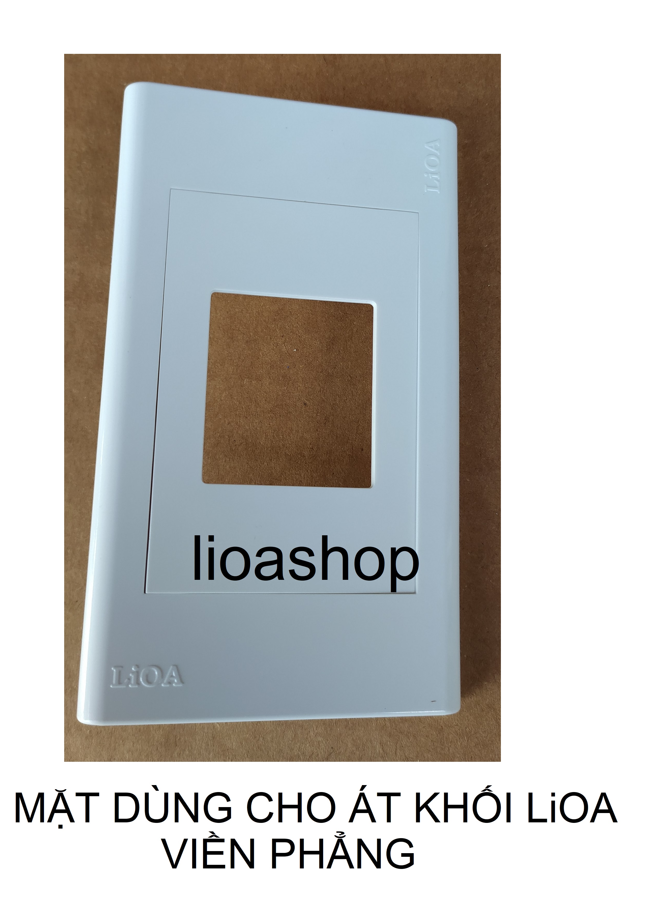 Mặt chứa át dùng cho át khối lioa. - lắp chìm.