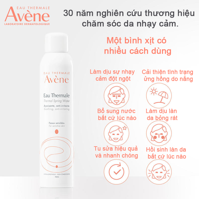 Avène Xịt khoáng 300ML Therma Spring Water