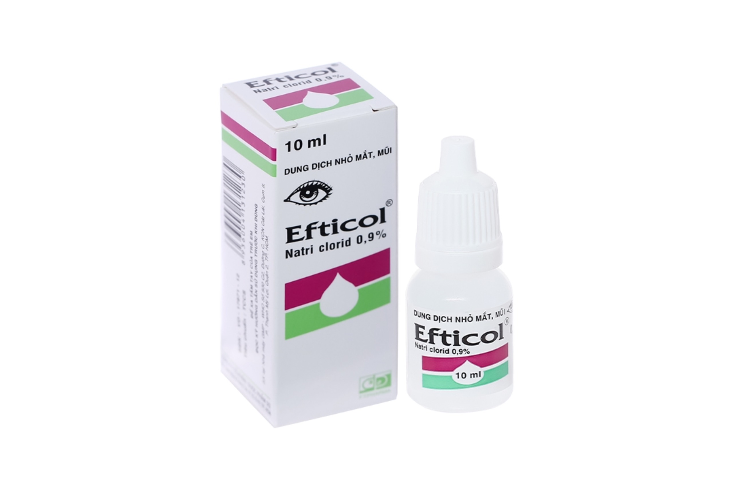 [CAM KẾT CHÍNH HÃNG] Dung dịch nhỏ mắt mũi EFTICOL (1 lốc 10chai)