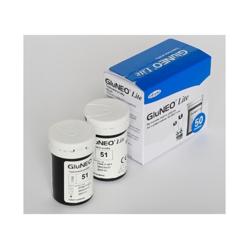 Que Thử Đường Huyết GluNEO Lite Hộp 25 Que,50 Que