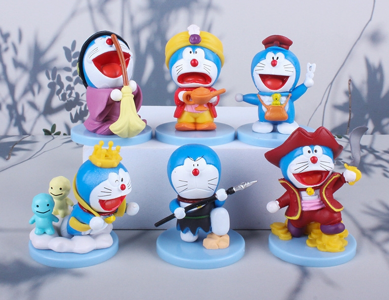 Set 12 mô hình Doraemon siêu dể thương-Mẫu 5
