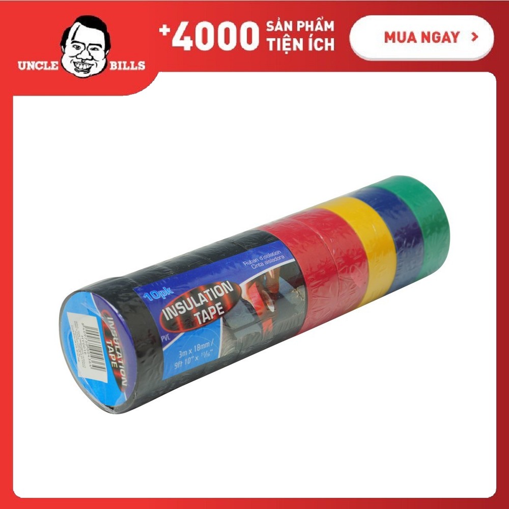 10 Cuộn Băng Keo Cách Điện UBL HY0016
