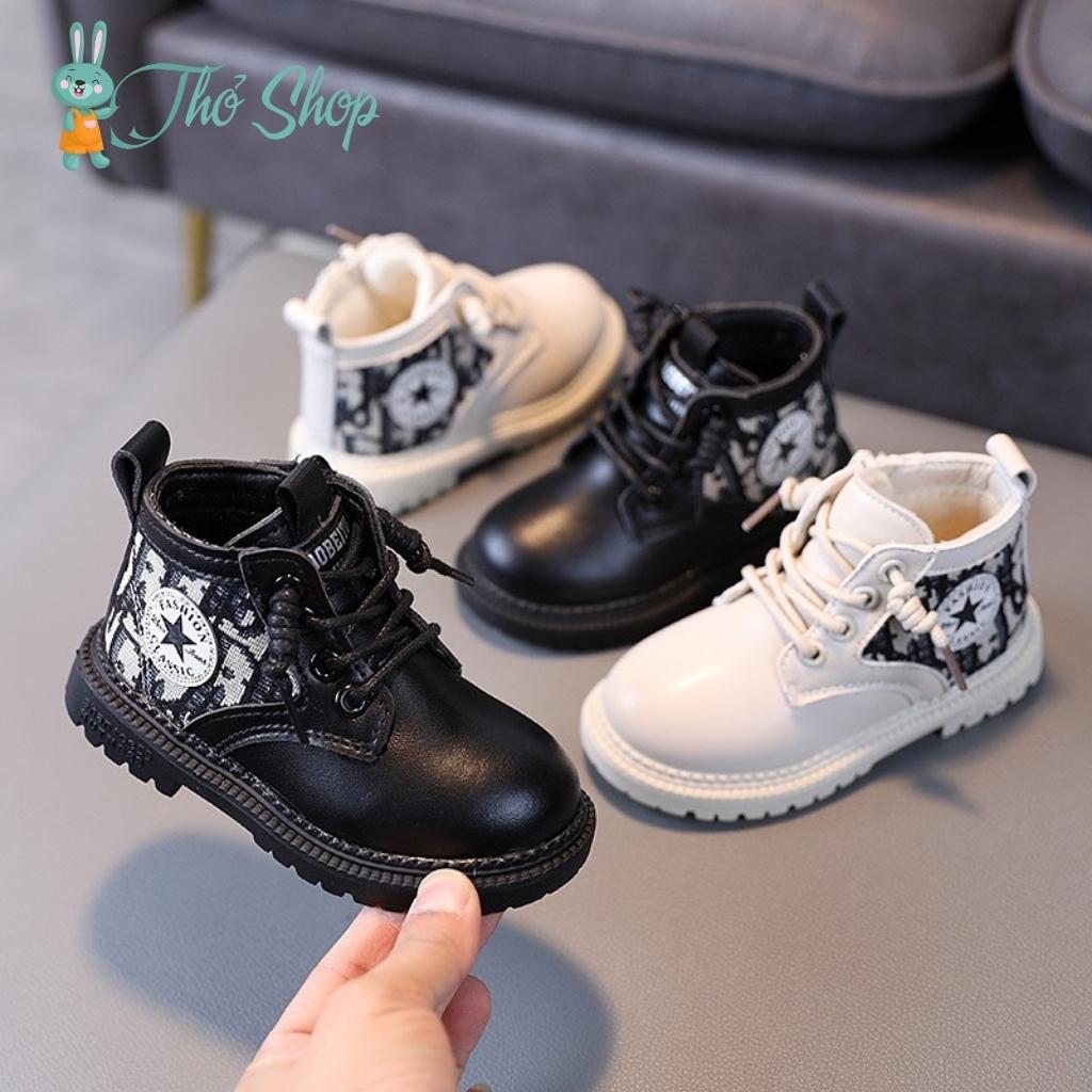 Boot da cho bé lót lông mịn siêu ấm siêu mềm( kèm ảnh thật )