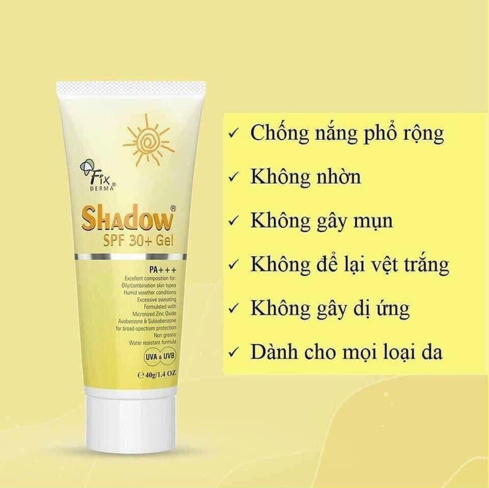 Kem Chống Nắng Fixderma Shadow SPF 30+