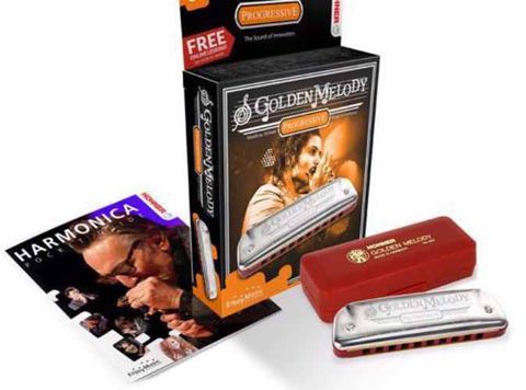Harmonica Diatonic Hohner Golden Melody ( Full Tone, Key A, Bb, C, D ,E, F, G ) Nhập khẩu Đức - Phân phối Sol.G