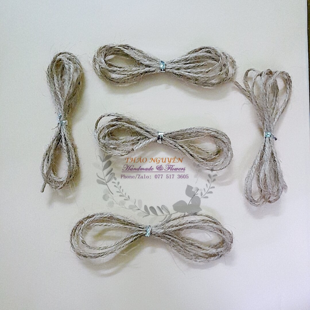 Dây thừng gai dài 1m trang trí nhà cửa, bó hoa, hộp quà...
