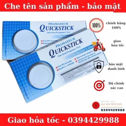 Que thử thai Quickstick tại nhà