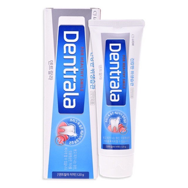 KEM ĐÁNH RĂNG HÀN QUỐC DENTRALA BẠC HÀ KHÁNG KHUẨN 120G