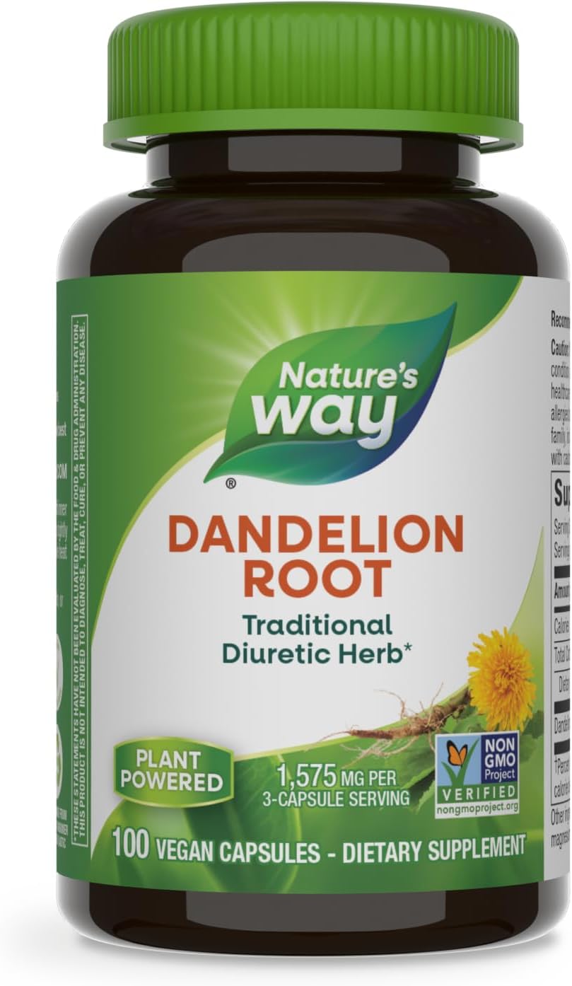Viên uống rễ bồ công anh Nature’s Way Dandelion Root 100 viên.