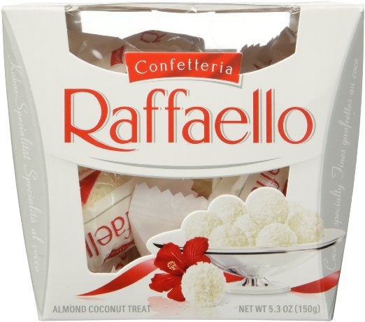 [HÀNG CHUẨN]KẸO HẠNH NHÂN SOCOLA PHỦ DỪA RAFFAELLO HOP 150GR