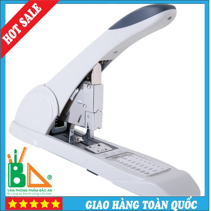 Máy Dập Ghim Deli 0395 (240Tờ) - bấm ghim to dùng được các loại đạn ghim từ 24/6 - 23/10-23-13/-23/15-23/17-23/20-23/23