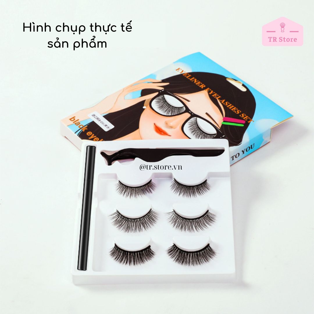 [HCM][Tặng nhíp] Set mi giả nam châm 3D