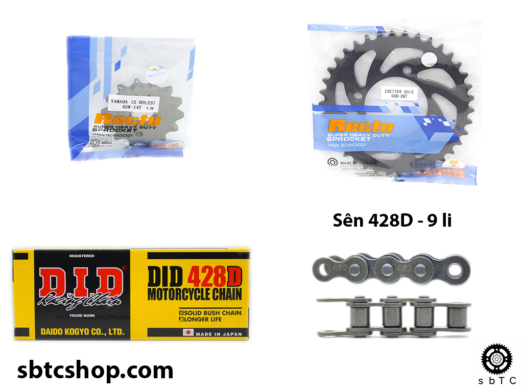 Nsd nhông dĩa recto sên did exciter 135