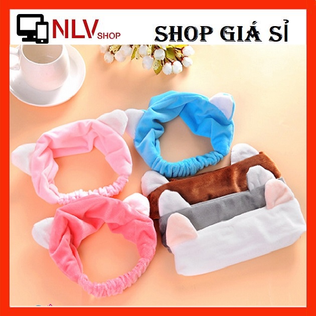 Nlvshop ??giá sỉ??băng đô tai mèo - nhiều màu