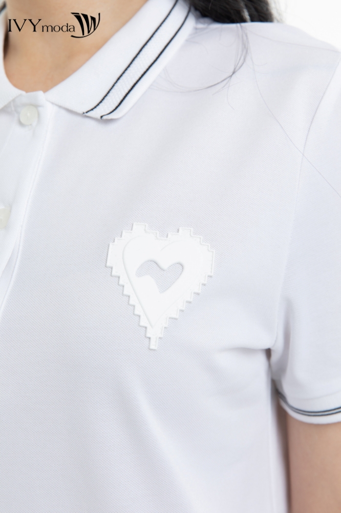 Áo thun polo cổ viền IVY moda MS 57B9208