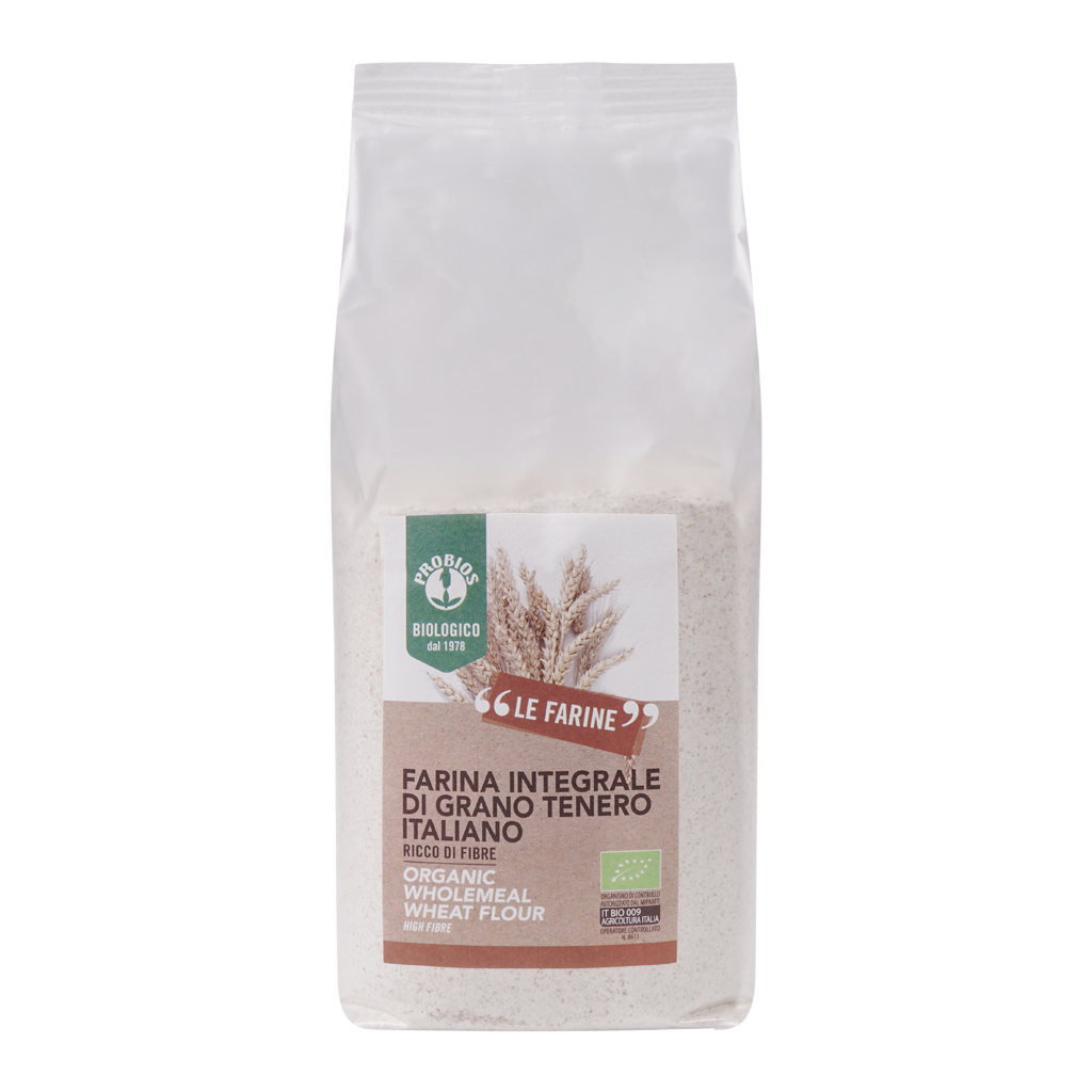 Bột mì nguyên cám hữu cơ ProBios 1kg WholeMeal Wheat Flour