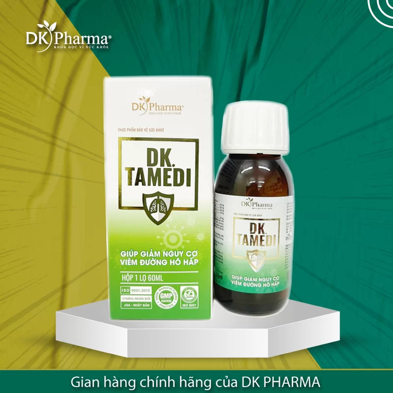 Siro tăng cường sức đề kháng DK TAMEDI – Kích Thích Hệ Miễn Dịch,Tăng sức đề kháng cho Trẻ Em , giảm nguy cơ vim đường hô hấp - Lọ 60ml