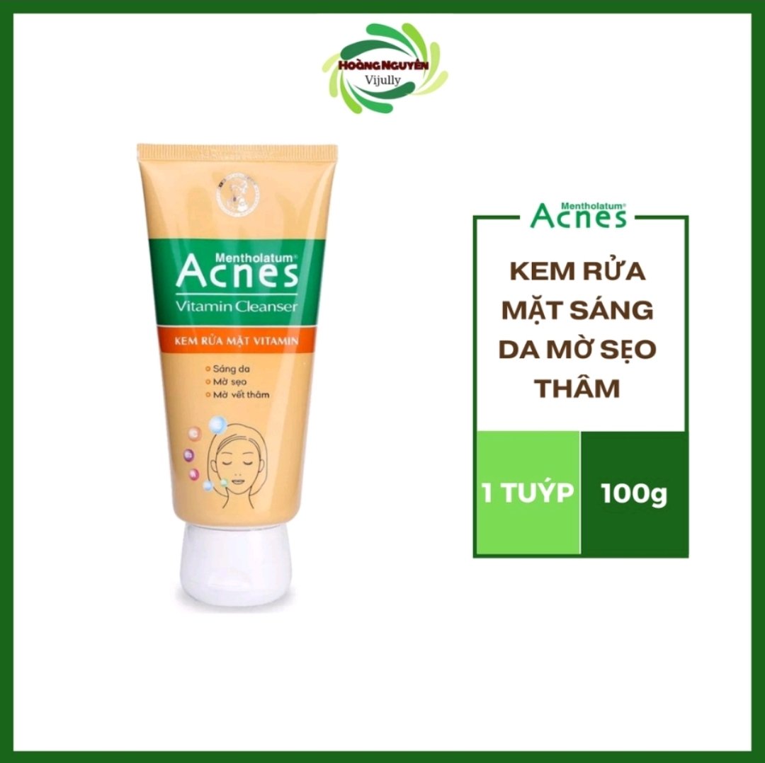 Kem rửa mặt VITAMIN ACNES VITAMIN Cleanser (100g)
