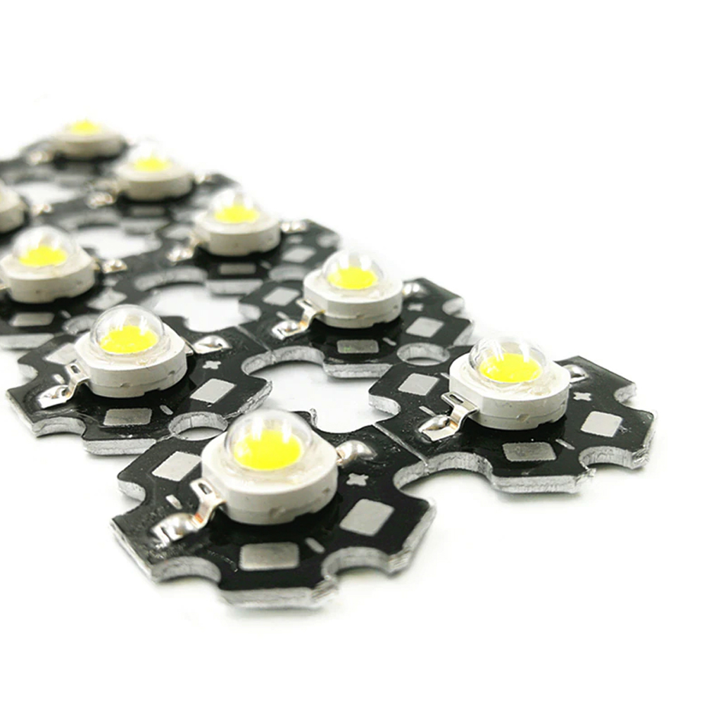Bóng đèn Led, Chip Led 3V-3.7V Luxeon đã hàn sẵn đế tản nhiệt 20mm, Thay thế đèn Led rọi, Đèn pin, Đèn đọc sách, Đèn học và làm việc