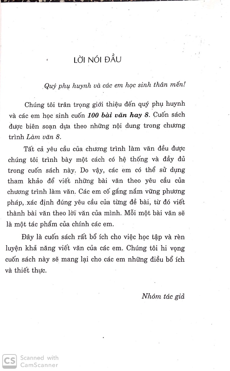 [HCM]100 bài văn hay 8