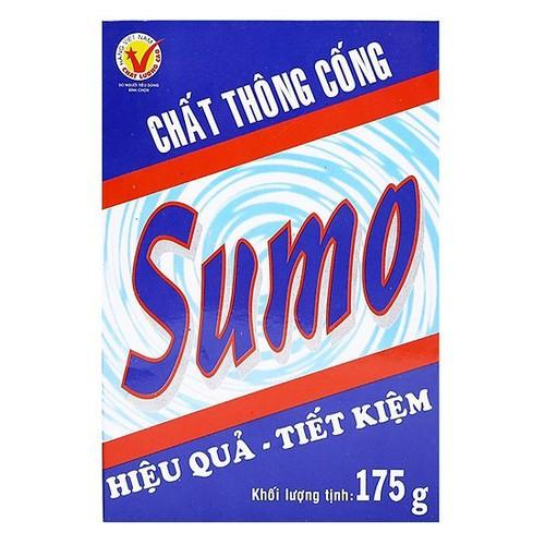 Bột Thông Cống, thông ống thoát nước SUMO hộp 175gr thông Lavabo Cực Mạnh
