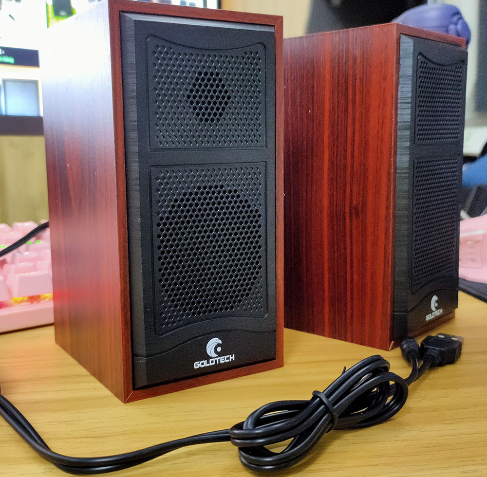 Loa màu gỗ 2.0 GoldTech M22