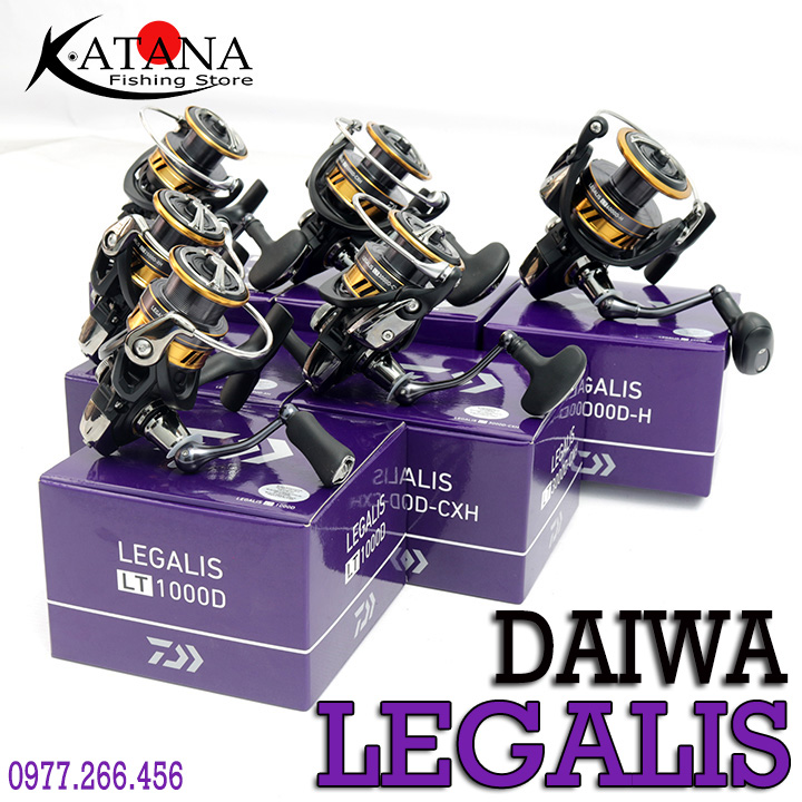 Máy câu daiwa legalis lt siêu nhẹ - cực chất - bền bỉ tải cá 1000/2500/3000/4000/5000/6000