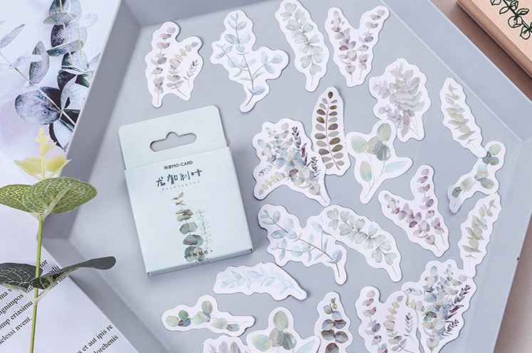 Bộ 46 sticker hoa tuyết e118