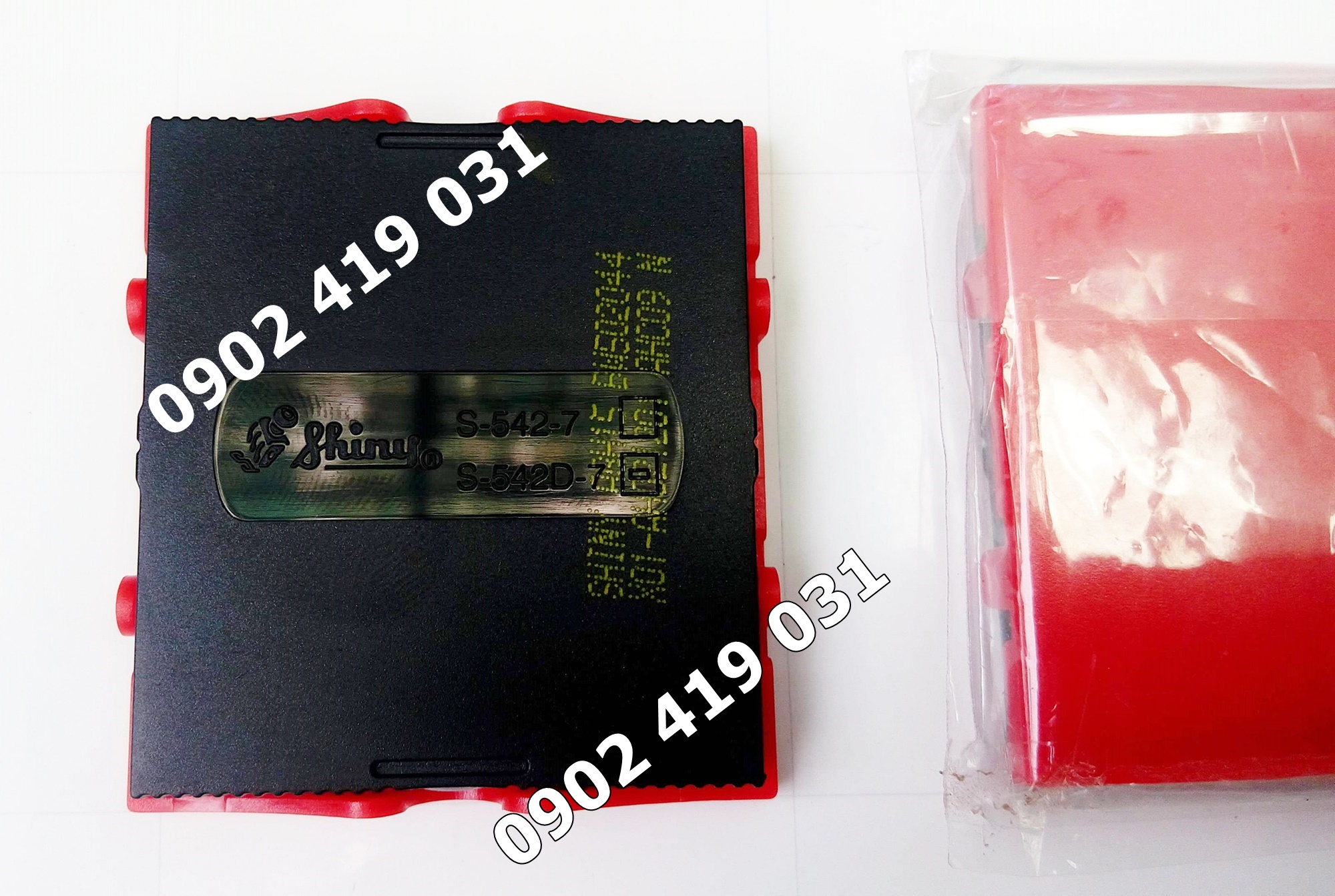 [HCM]Tampon Shiny S-542-7 [ Thẻ Mực Hộp Dấu Lật SHINY S542 ]