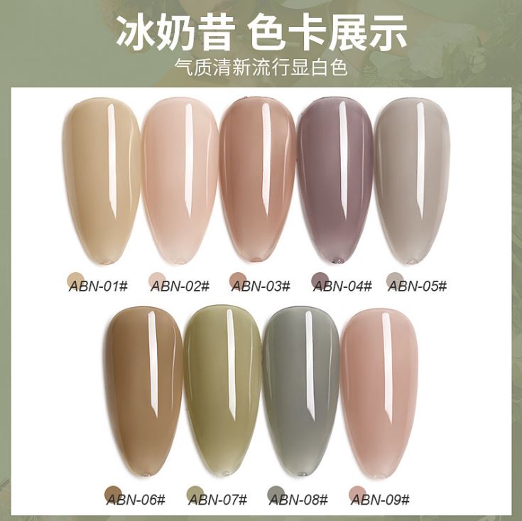 [HCM]Sơn Gel AS mã ABN - thạch chai đỏ