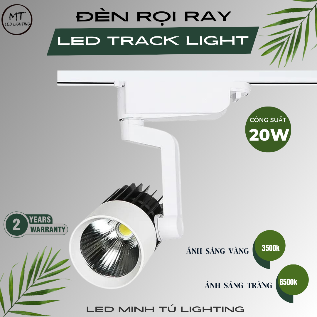 Đèn rọi ray COB 20w - 30w [Led Minh Tú]