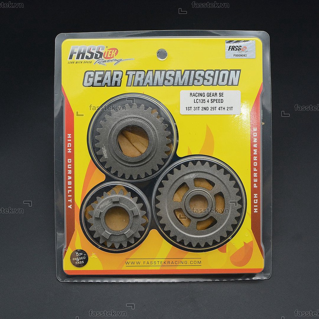 Bộ nhông số đấu fasstek racing size 1st / 2nd / 4th xe exciter 135 - 4 số