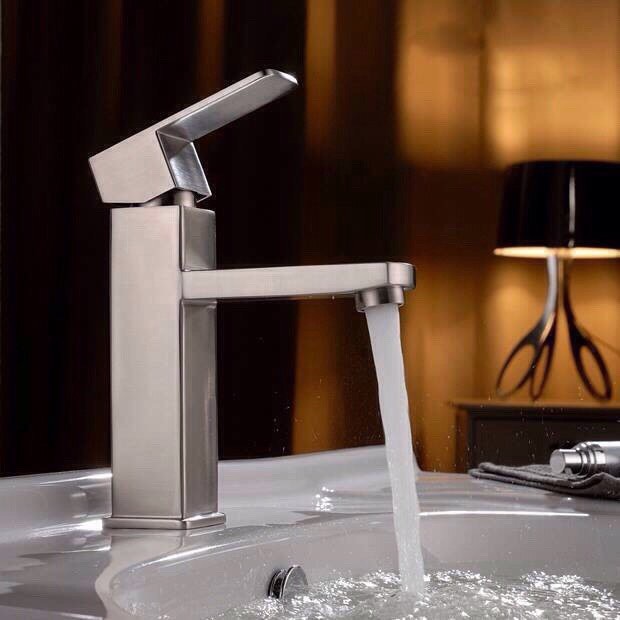 Vòi rửa mặt | Vòi Lavabo Nóng Lạnh SNL11 tăng đôi dây cấp nước inox