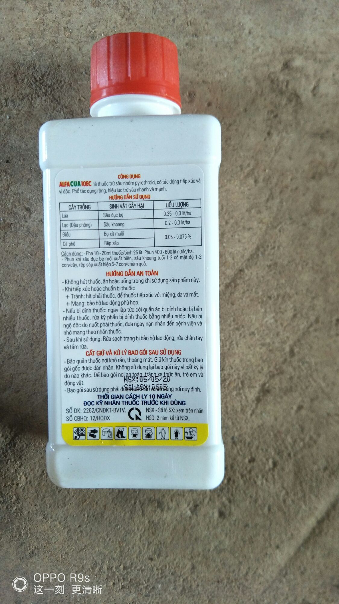 thuốc trừ sâu ALFA CUA 10ec