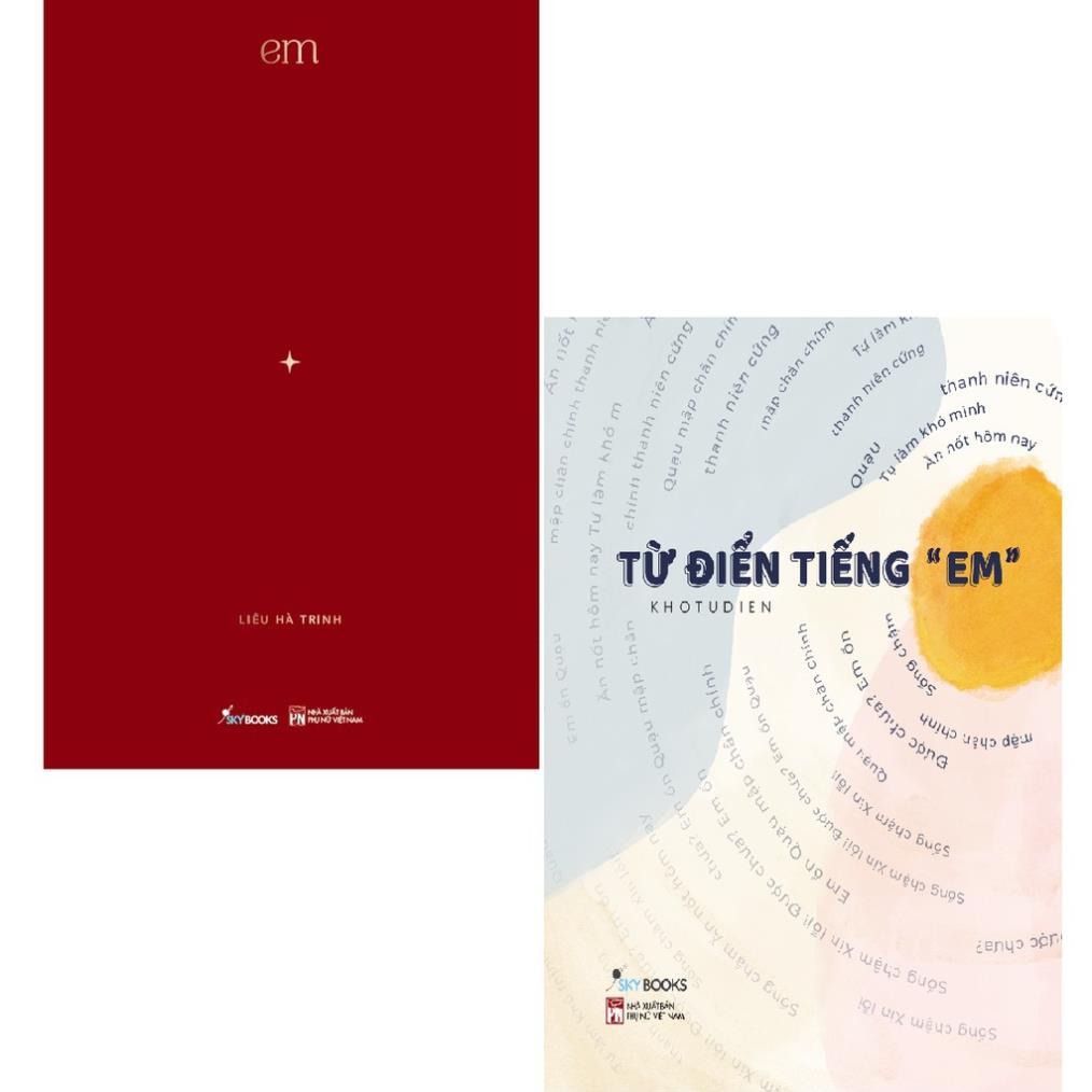 Sách - combo 2 cuốn : em + từ điển tiếng em - azvietnam