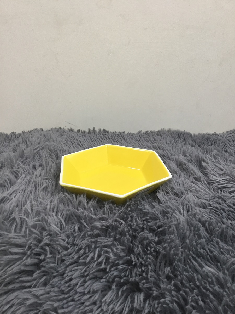 DĨA LỤC GIÁC 15 CM - GỐM SỨ CƯỜNG PHÁT