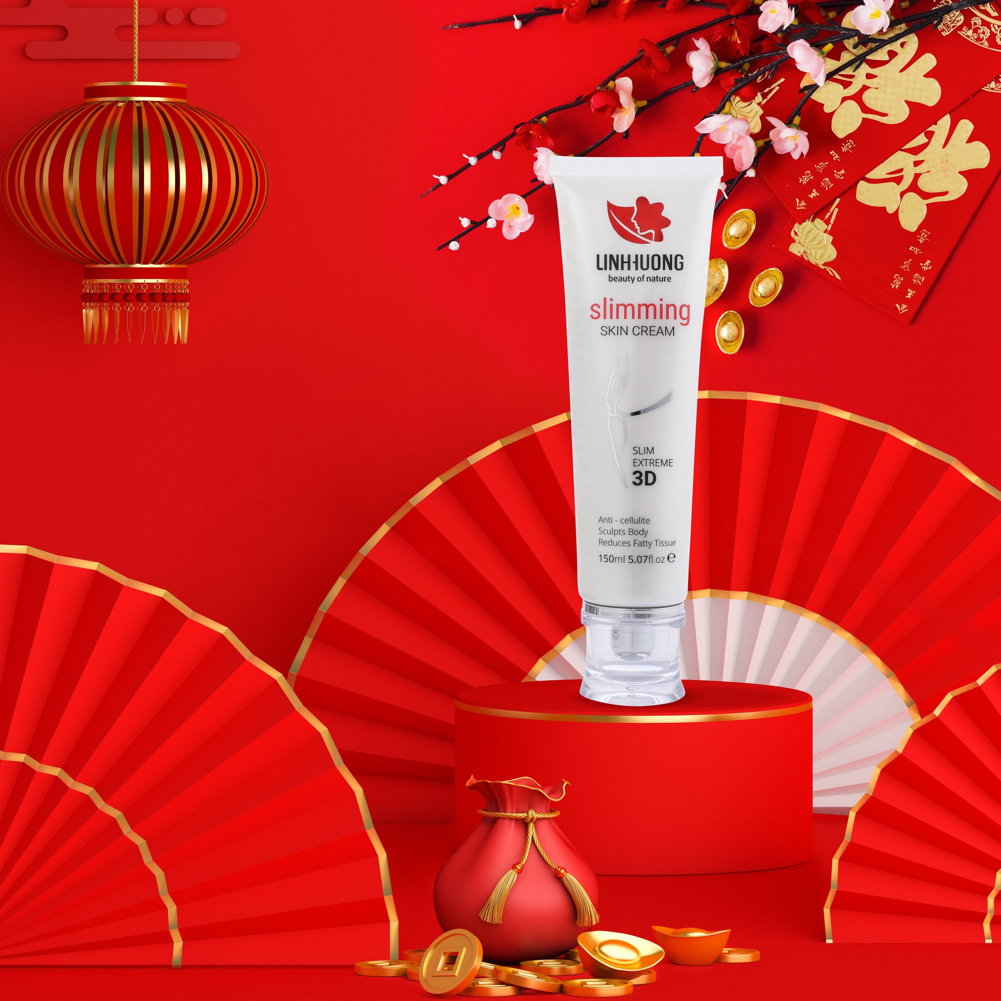 [Nhập RS0822 giảm 30k cho đơn 99k]Kem tan mỡ | Slimming Cream 3D