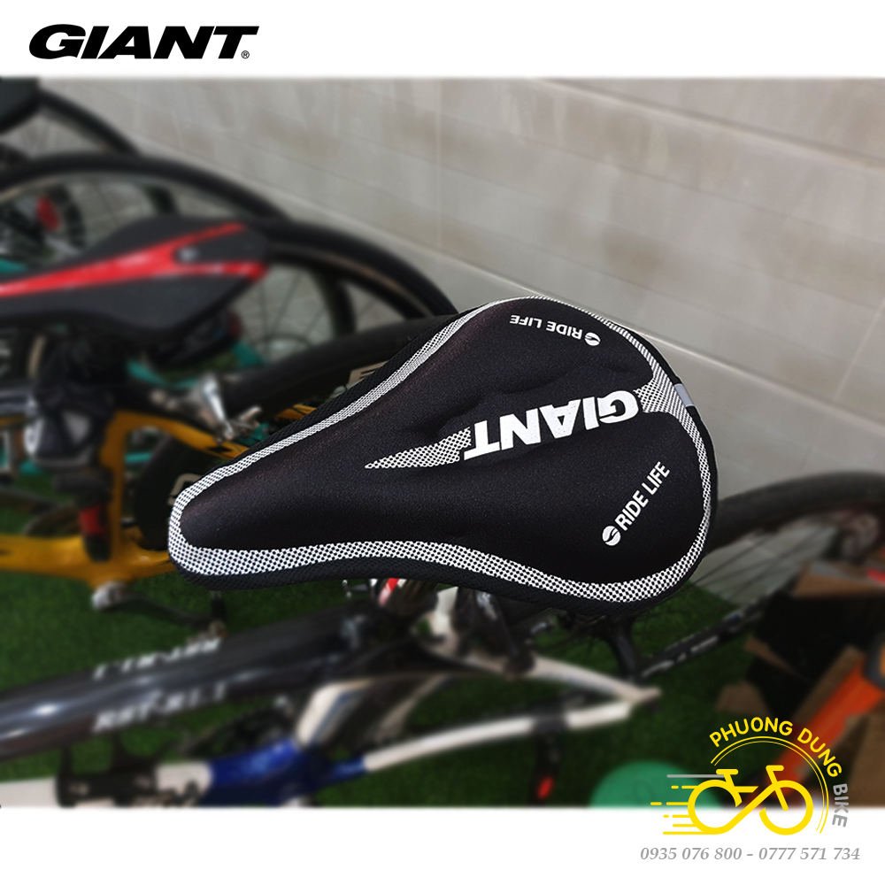 Nệm bọc yên xe đạp silicon mềm GIANT