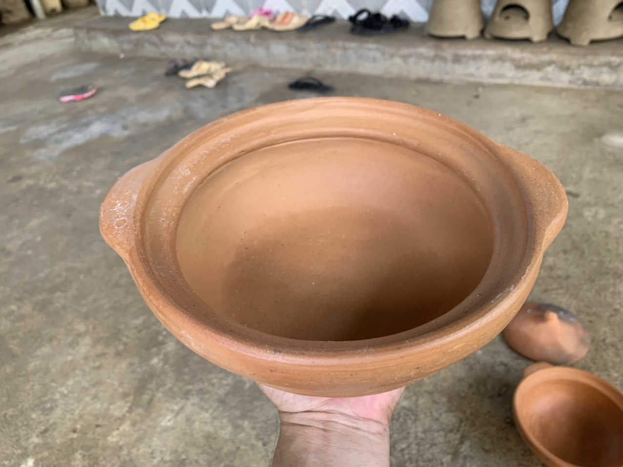 Nồi đất kho cá thịt chịu nhiệt tốt loại 1 gốm chăm