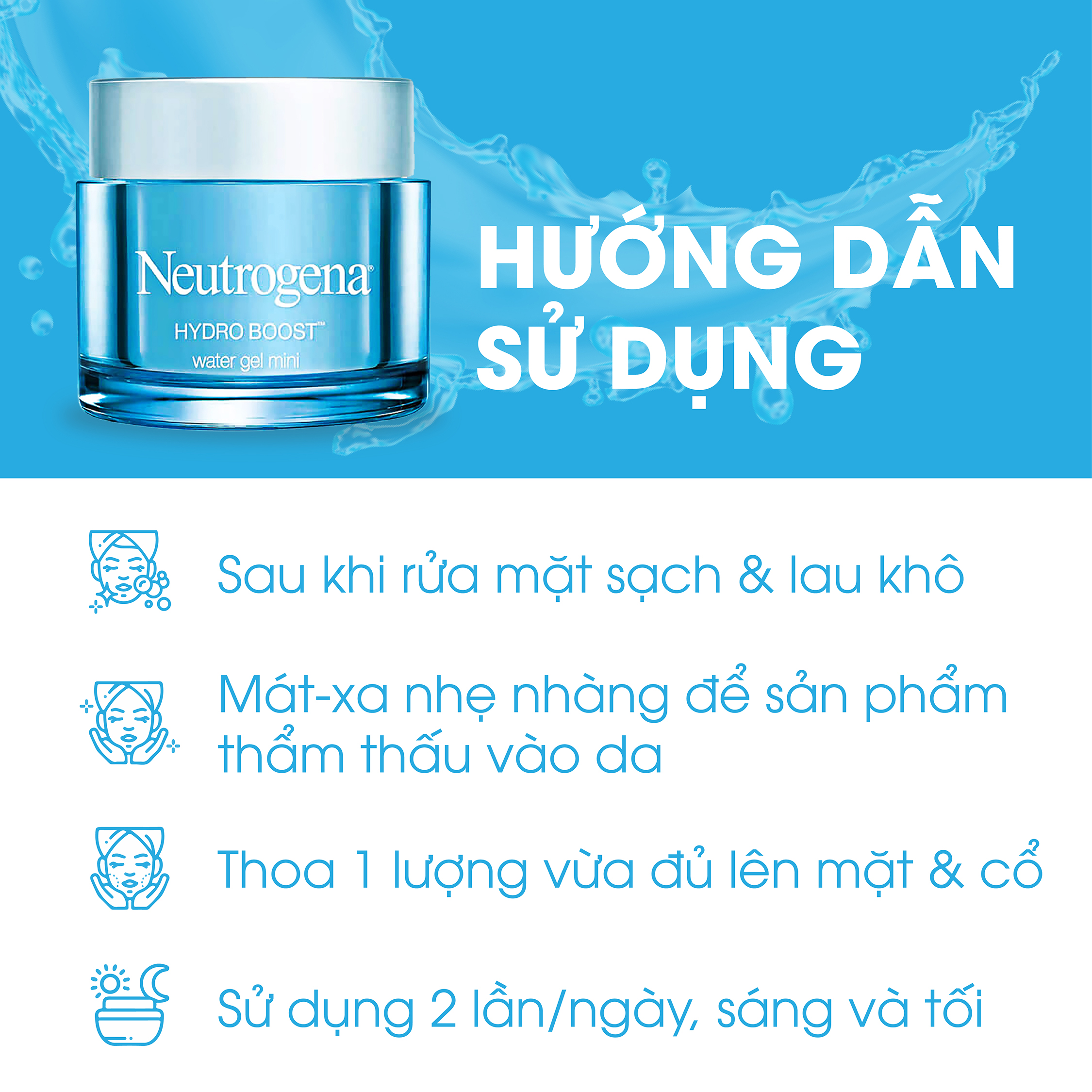 Neutrogena Hydro Boost Cream kem dưỡng ẩm cấp nước 50ml