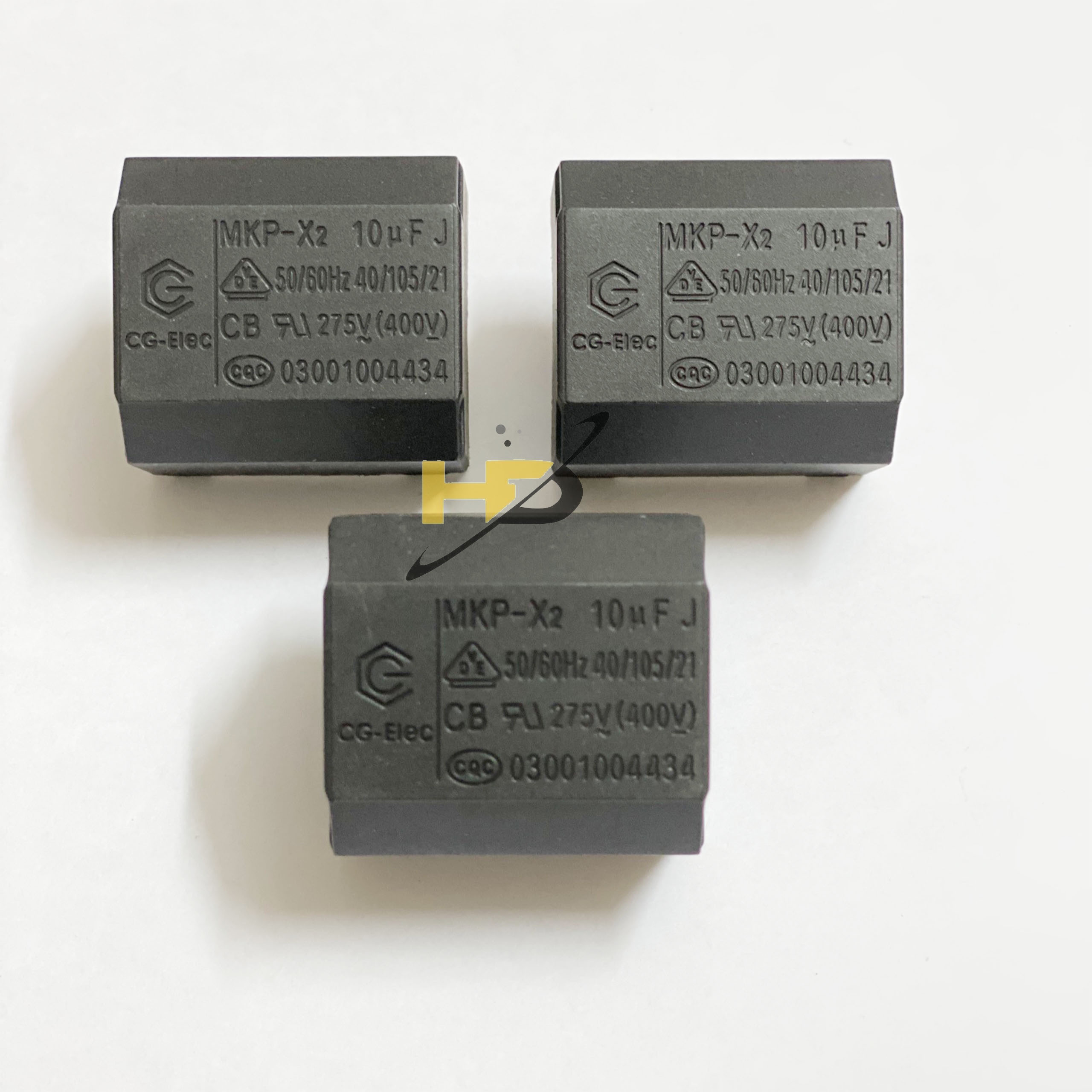 Tụ Điện 10UF 275VAC 400VDC-Tụ Bếp Từ Dáng Nằm