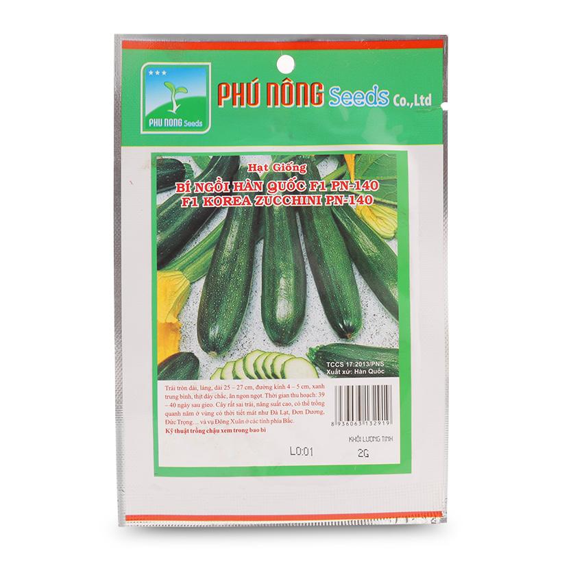 hạt giống bí ngòi hàn quốc (trái xanh)