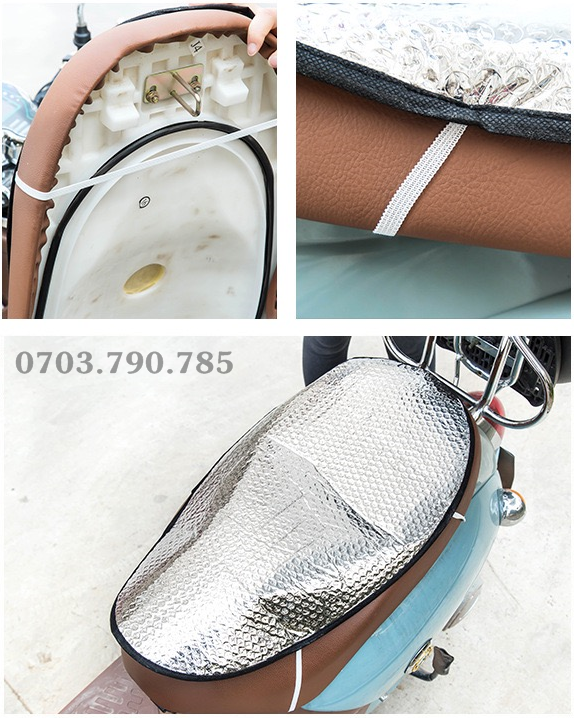 [HCM]Tấm che nắng chống nóng yên xe máy