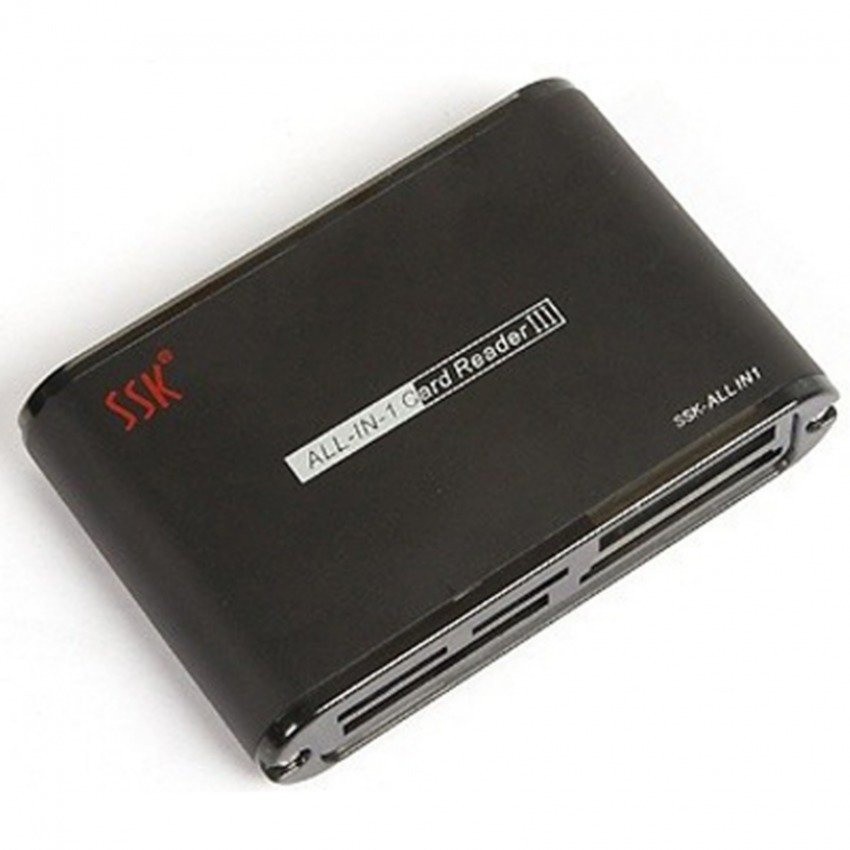 Đầu đọc thẻ nhớ nhôm ssk all in one scrm025
