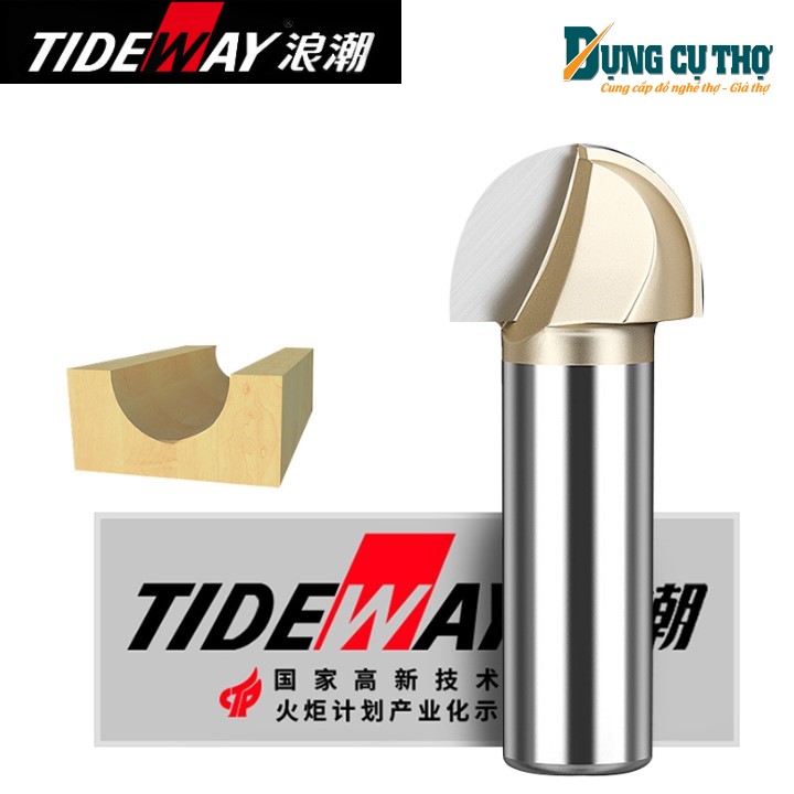 Mũi soi bán nguyệt Tideway AC0502 cốt 12,7mm