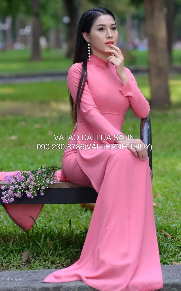 VẢI LỤA SATIN MAY ÁO DÀI - PIJAMA-DÒNG VẢI TRUNG CẤP