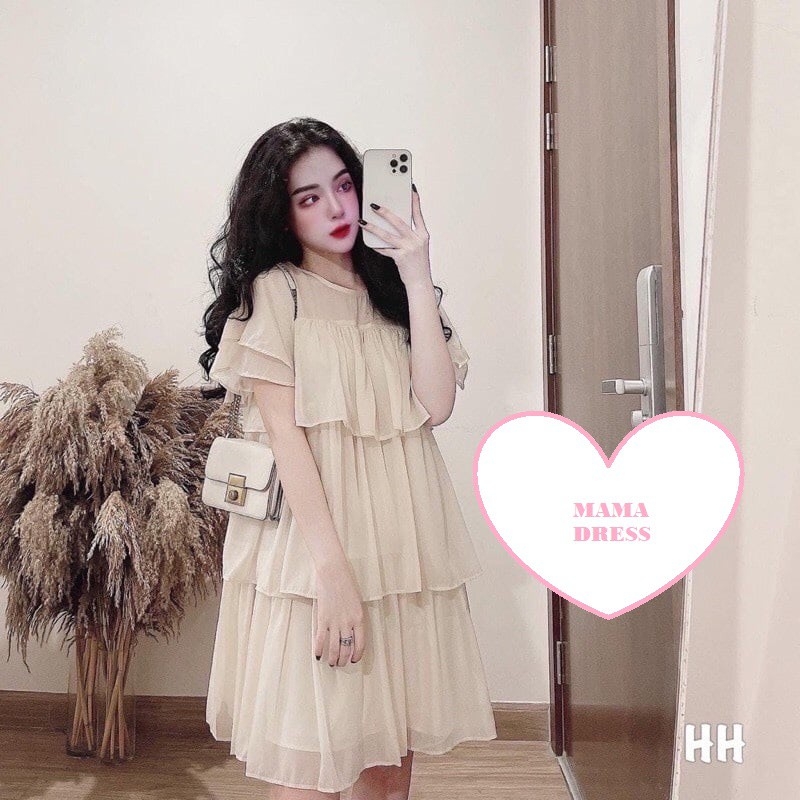 Váy bầu hè hàng thiết kế đẹp - đầm bầu babydoll dự tiệc sang chảnh - đầm công sở siêu xinh