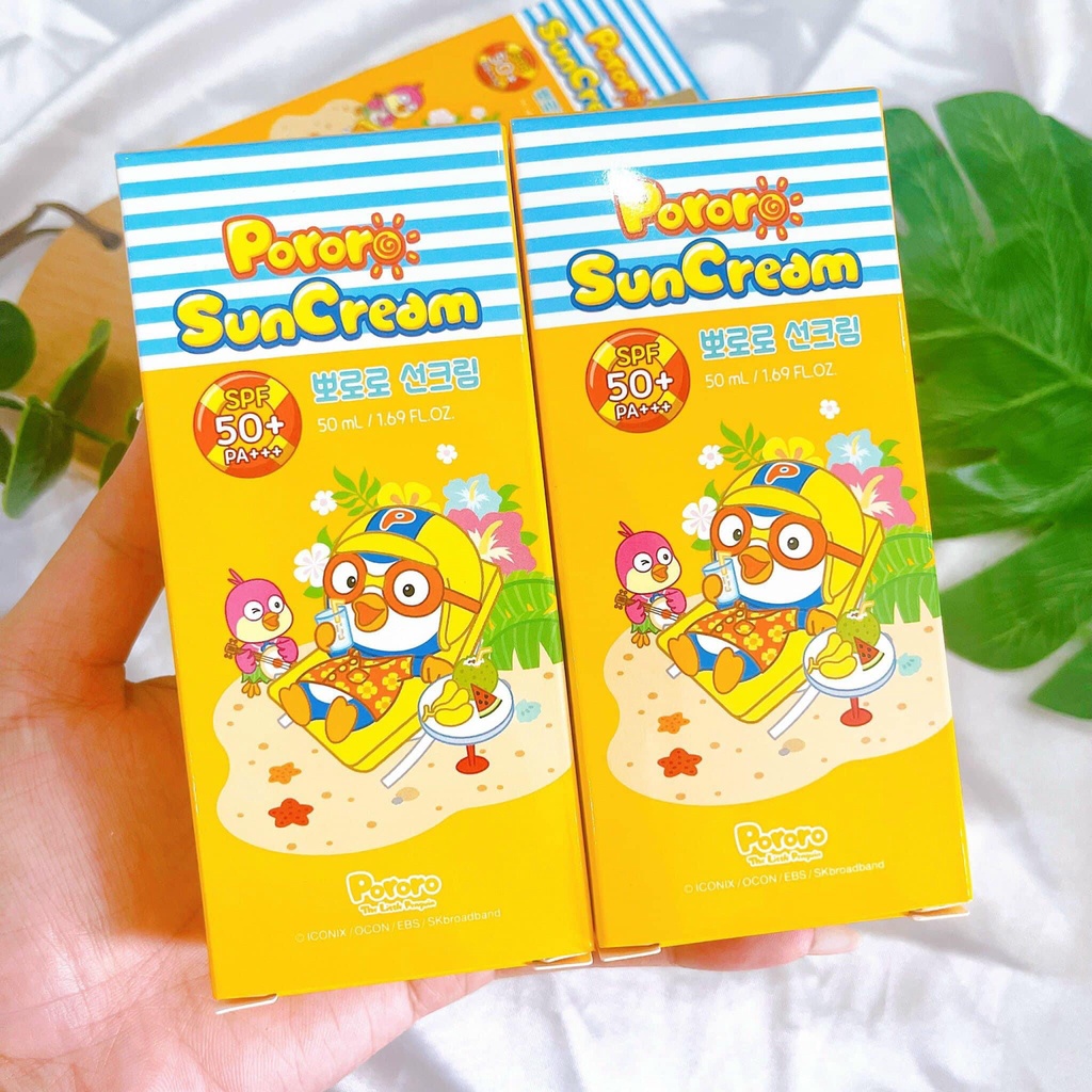 Kem chống nắng pororo sun cream korea 50ml - kem chống nắng cho bé