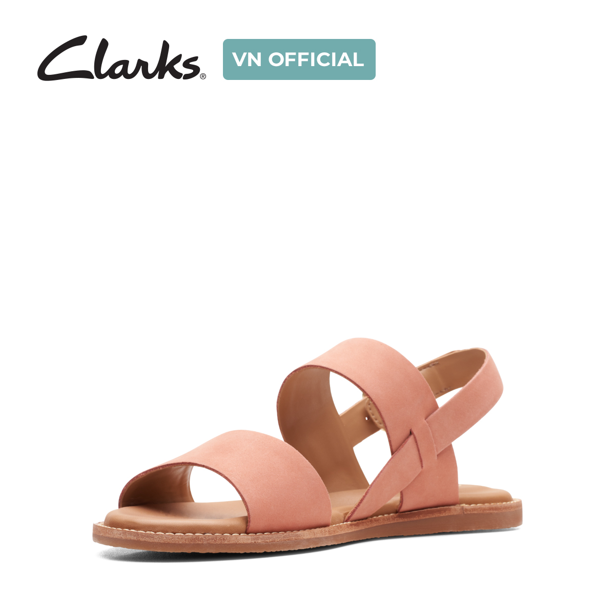 Giày Sandal Da Nữ Clarks - Karsea Strap