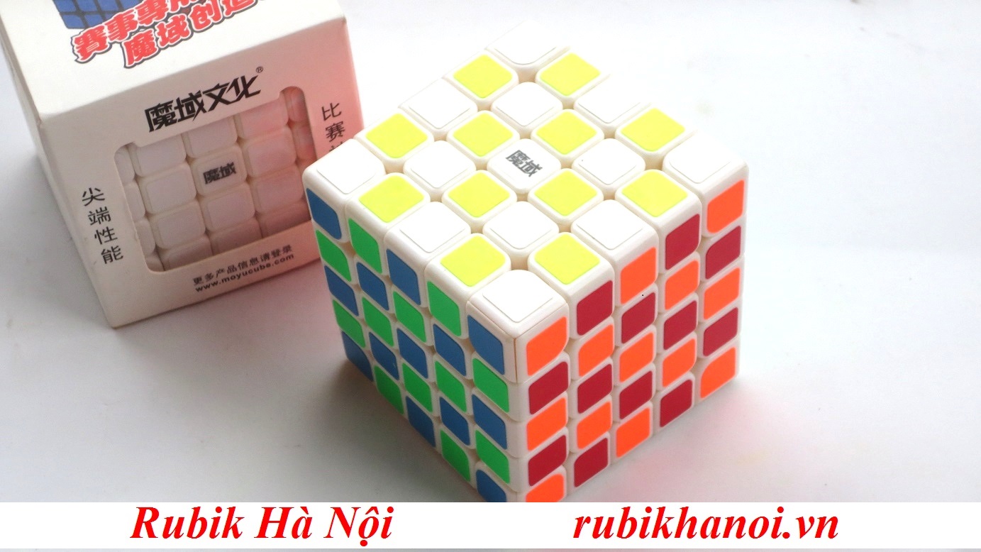 Rubik 5x5 Moyu Weichuang GTS White Cao Cấp